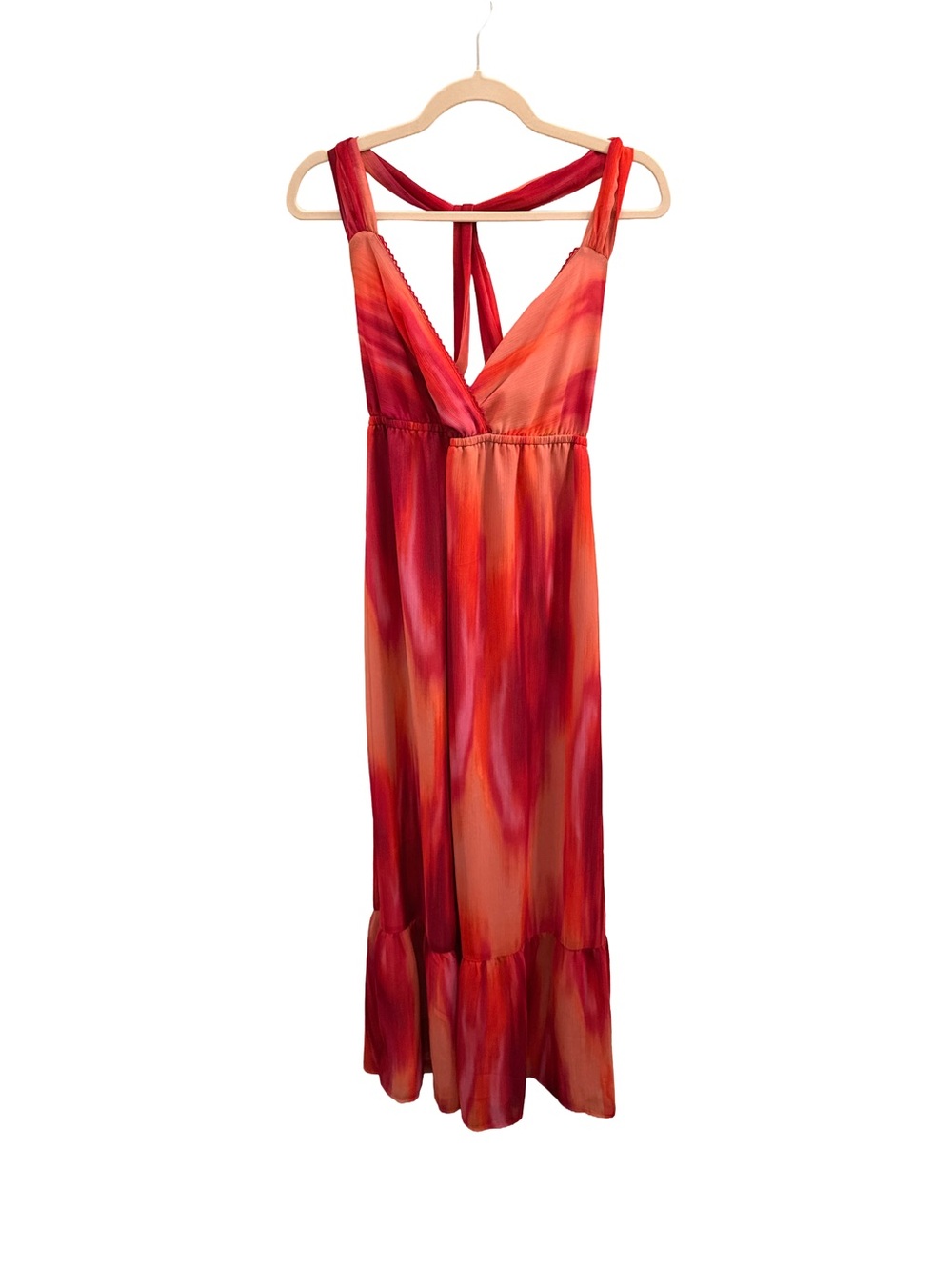 a.n.a Sleeveless Plunge Maxi Dress